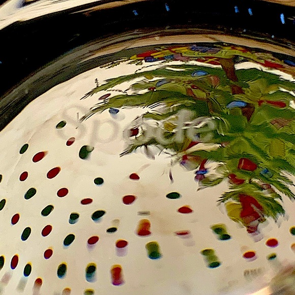 SPODE CHRISTMAS TREE STEMLESS WINE GLASS 18 oz NEW - Picture 3 of 3